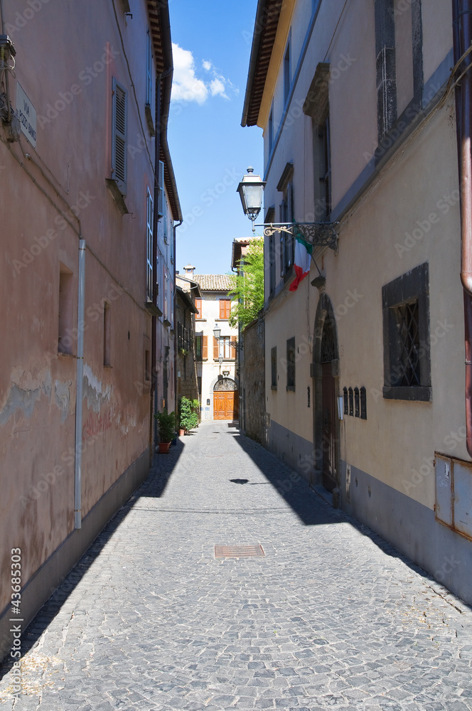 Alleyway. Orvieto. Umbria. Italy.