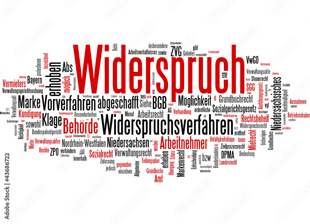 Obraz premium Widerspruch (Rechtsanwalt)