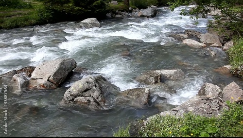 water stream in the Alps