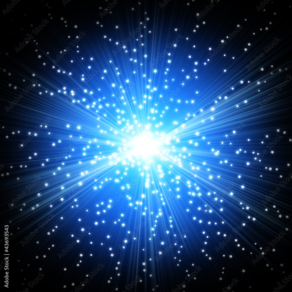 Naklejka premium Abstract stars