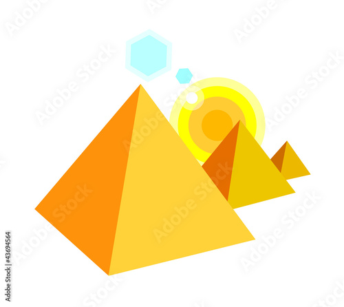 vector icon pyramid