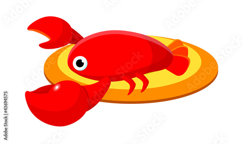 vector icon crawfish