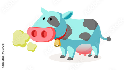 vector icon cow