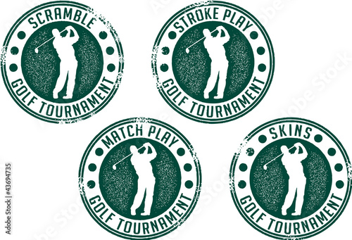 Goilf Tournament Stamps