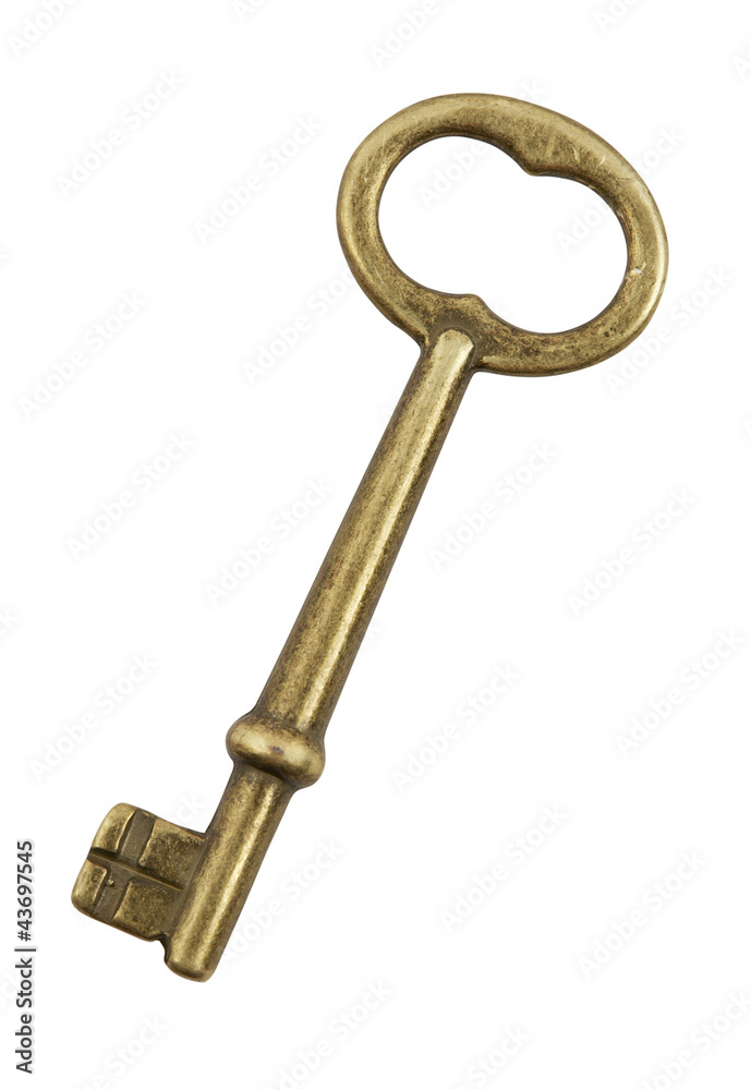 Key isolated on white background with clipping path Key isolated on white background with clipping path