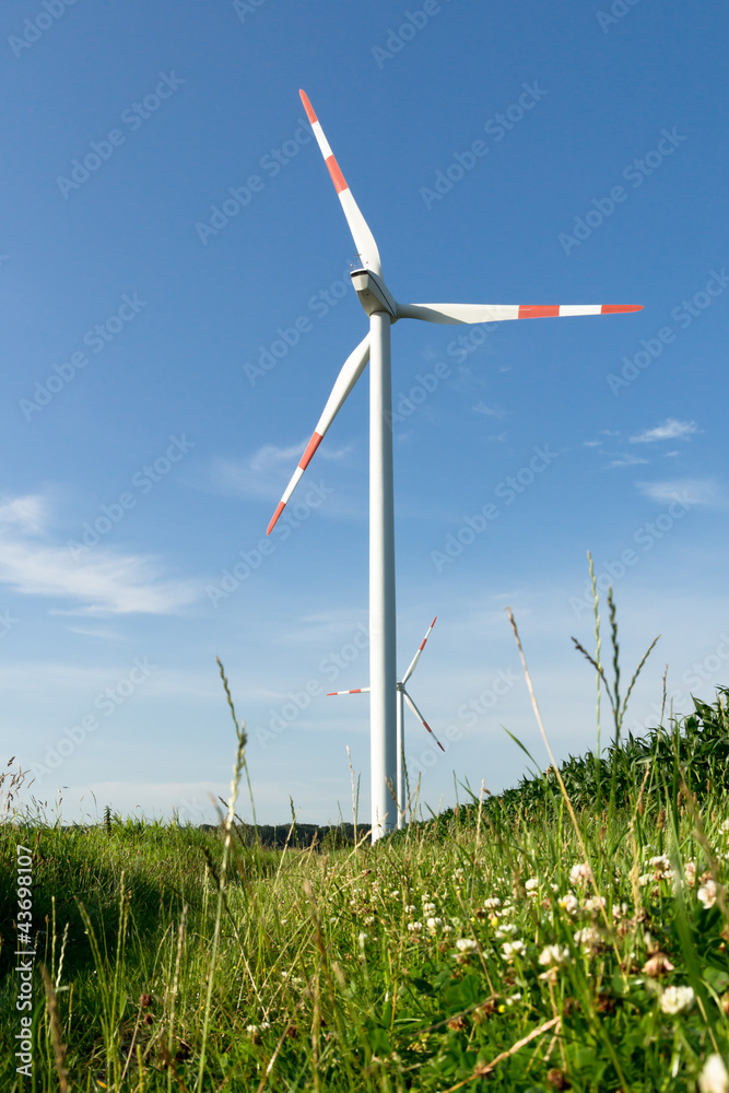 Fototapeta premium Windkraftanlage