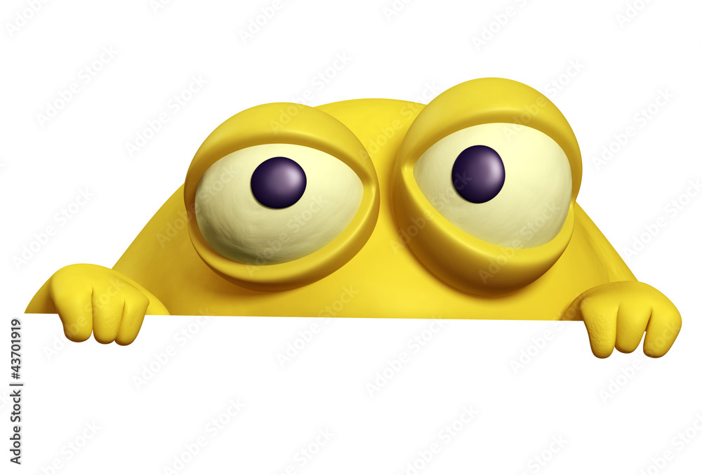 Fototapeta premium yellow monster
