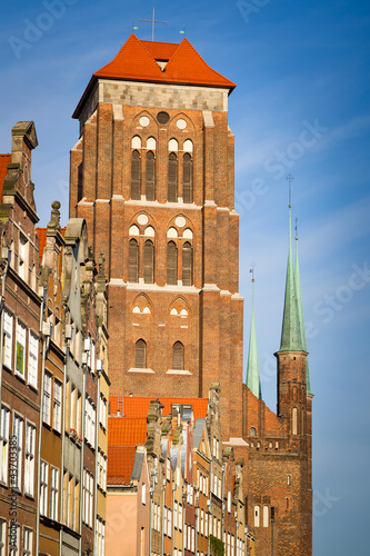 St. Mary's Church in old town of Gdansk, Poland #43703385