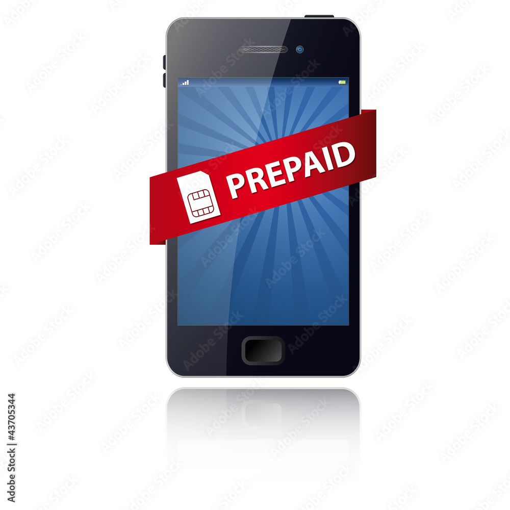 Smartphone mit Prepaid-Vertrag Smartphone mit Prepaid-Vertrag