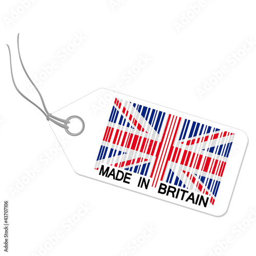 Anhänger mit  MADE IN BRITAIN