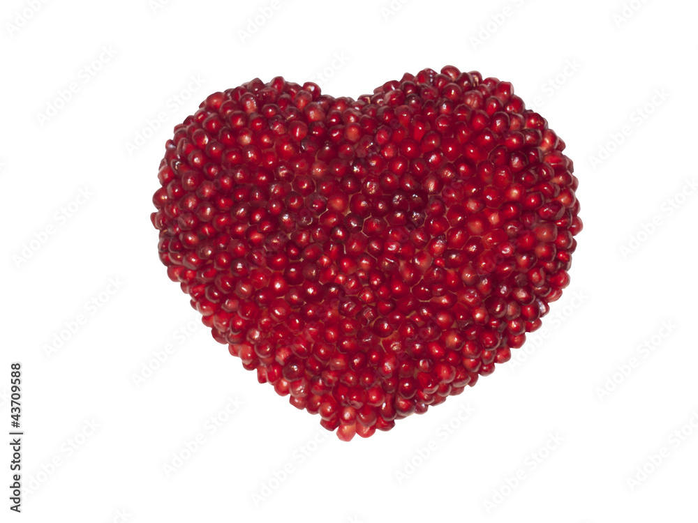 Heart from grains of a pomegranate Heart from grains of a pomegranate
