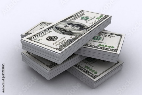 Obraz na plátně Stash of Money