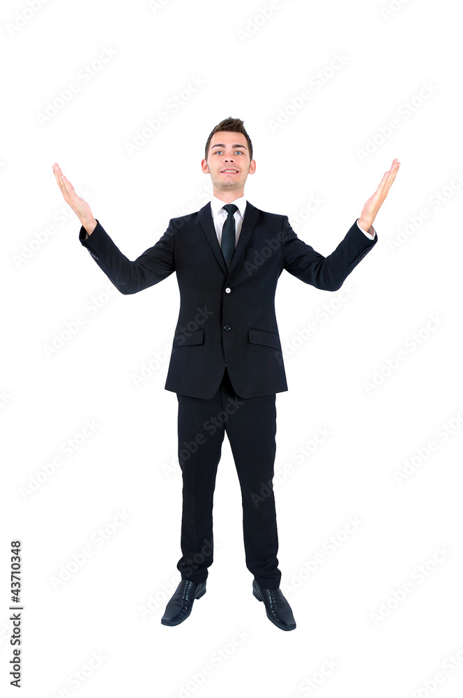 Business man isolated