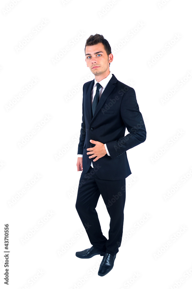 Isolated business man Isolated business man