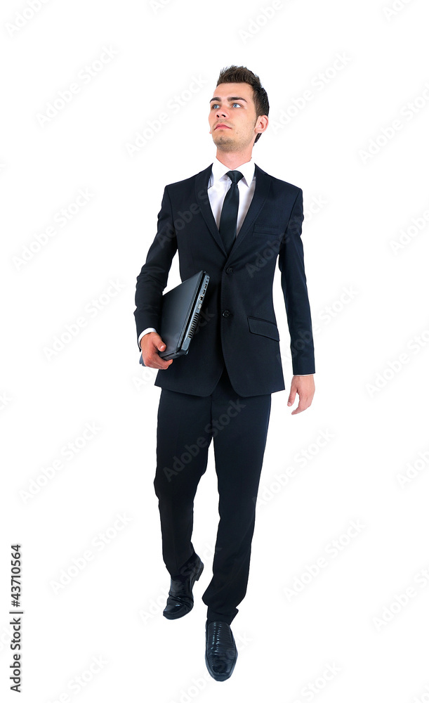 Isolated business man Isolated business man