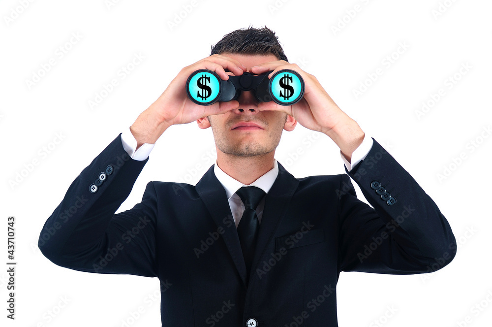 Isolated business man Isolated business man