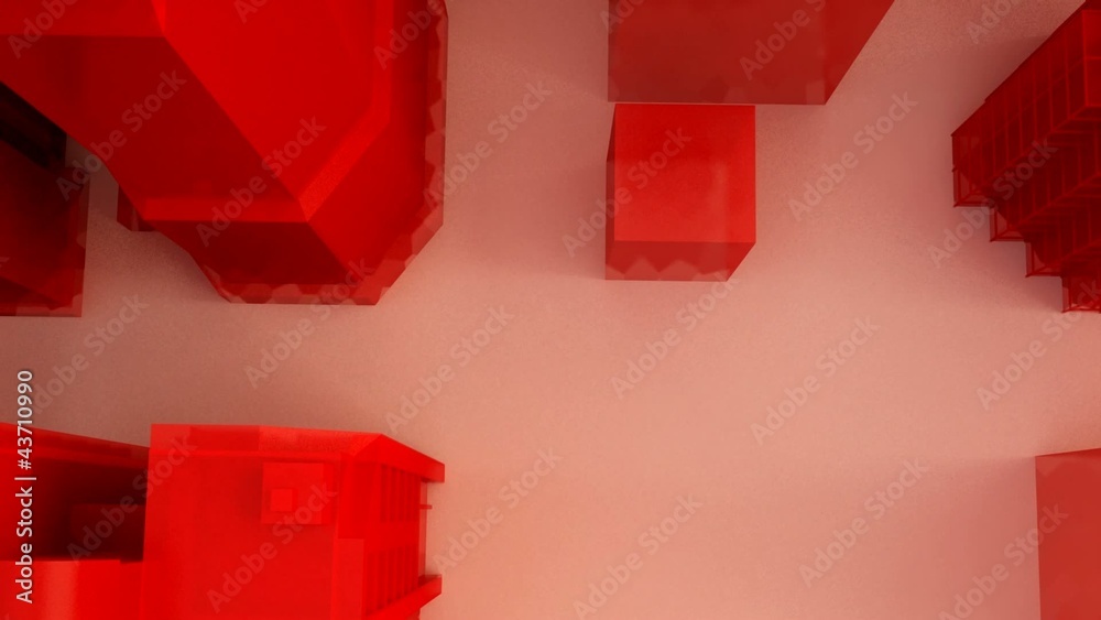 città grattacieli digital city rendering 3d new york