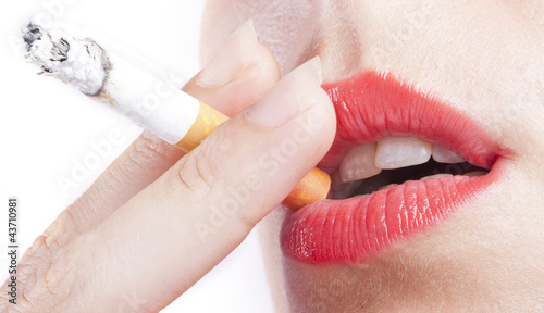 lady smoking