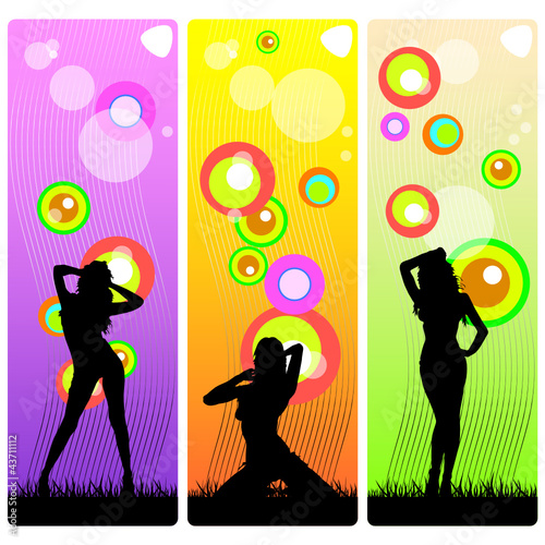 sexy and beauty girls vector