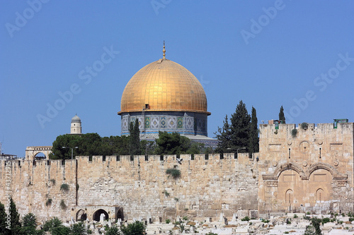 View of the Dom of the Rock in Jerusalem