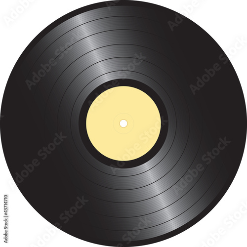 vector vinyl disc