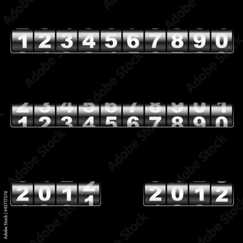 Out-dated universal mechanical counter