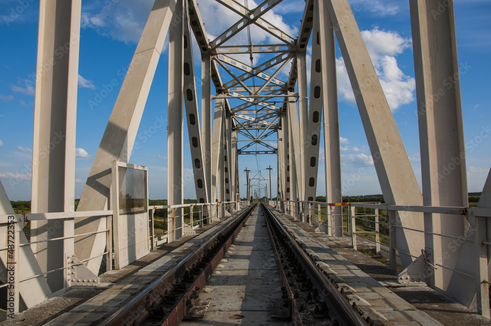 Obraz premium Железнодорожный мост