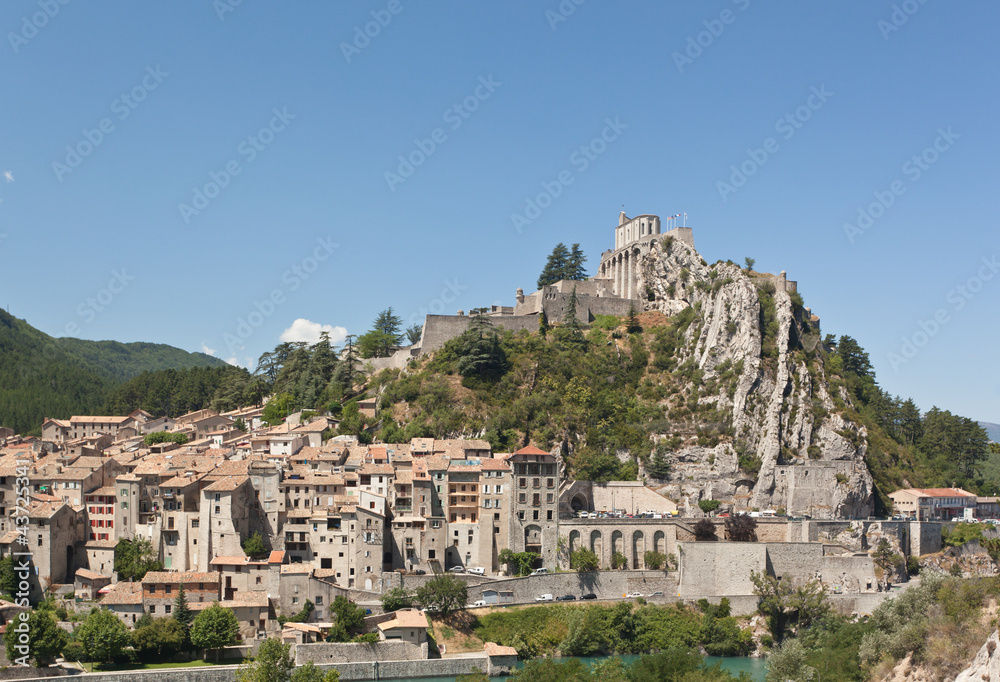 Sisteron on the River Durance