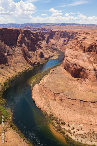 Horseshoe bend of Colorado river in Page Arizona