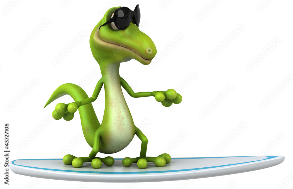 Fun lizard Stock Illustration | Adobe Stock