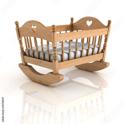 cradle isolated photo