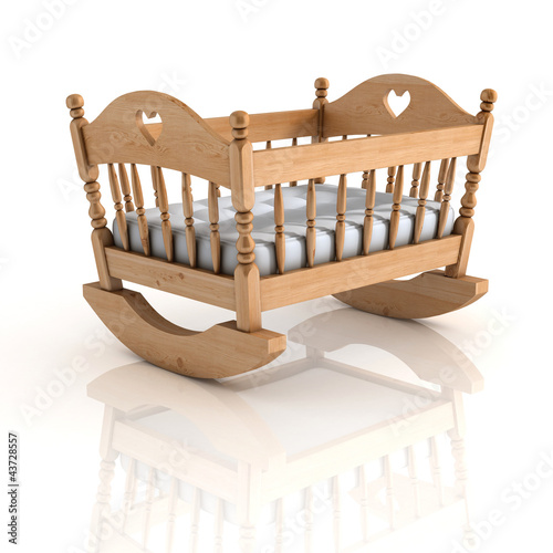 cradle isolated