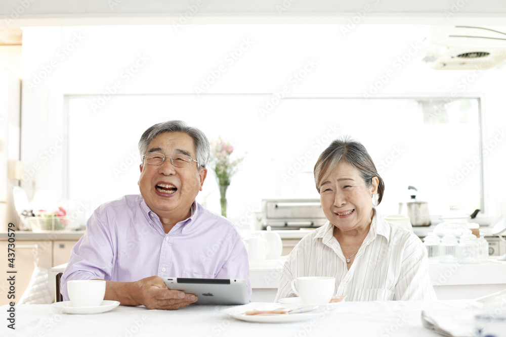 Obraz premium シニアの夫婦