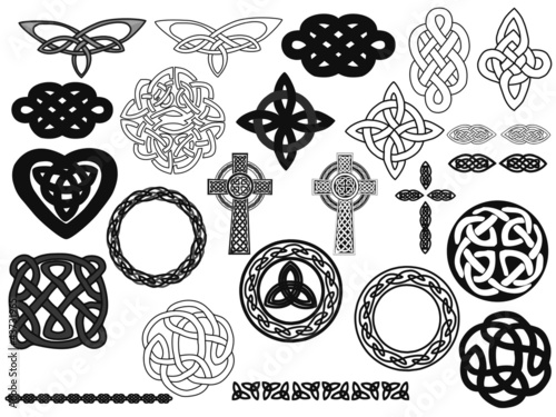 set of celtic symbols