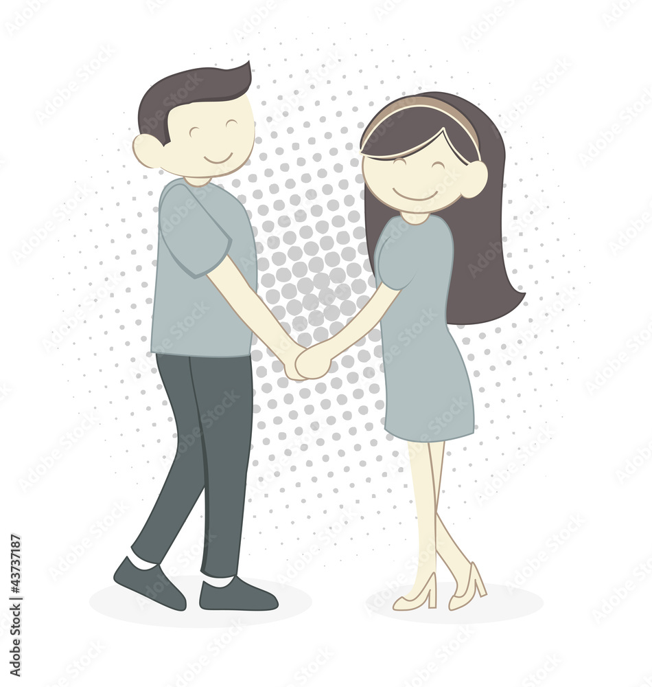 Couple  Give Smile