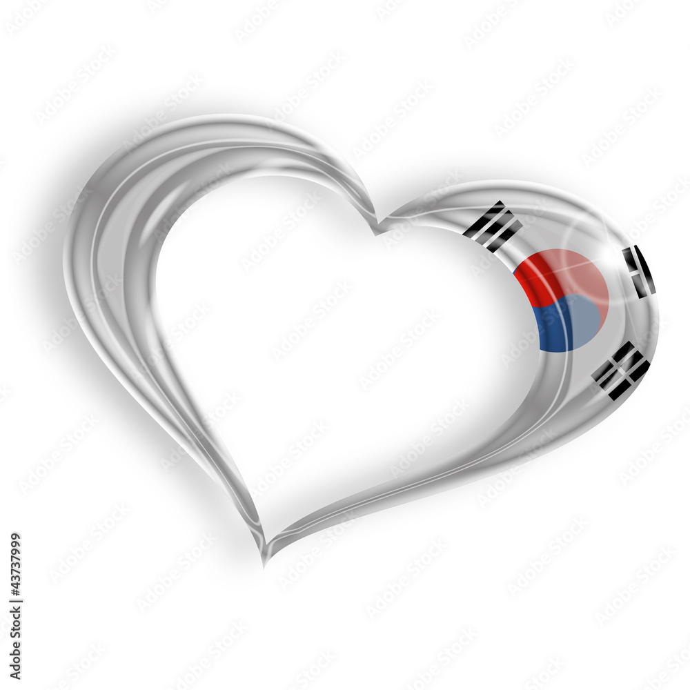 Obraz premium SOUTH KOREA LOGO