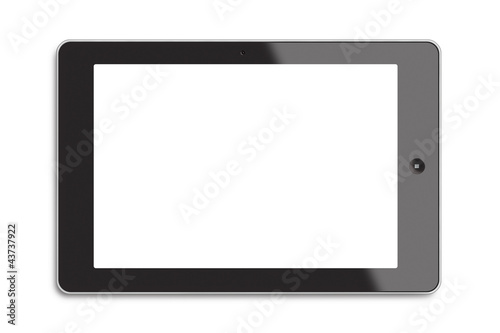 Generic tablet PC with white screen