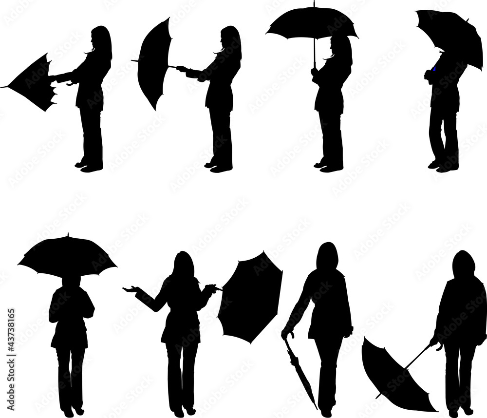 Florida Memory • Carol Russ poses holding a small umbrella - Winter Haven,  Florida