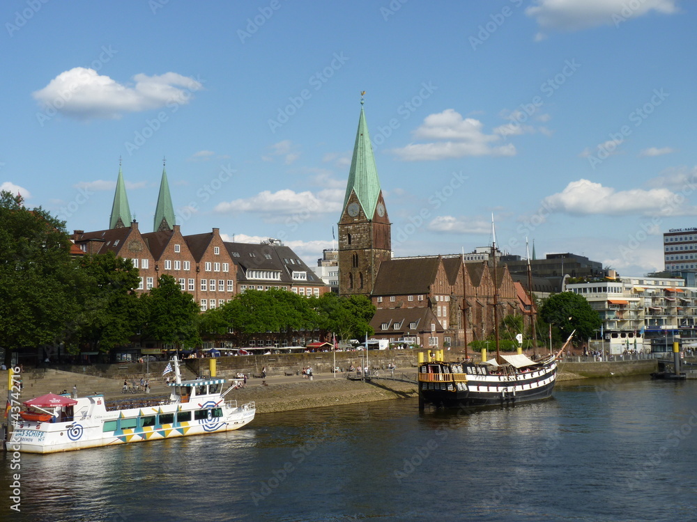 Blick über die Weser