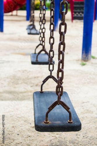 Swing on the playground