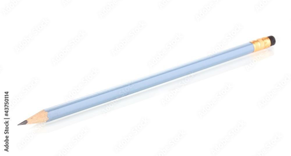 Lead pencil isolated on white