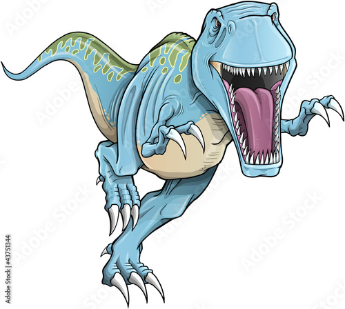 Tyrannosaurus Rex Dinosaur Vector Illustration