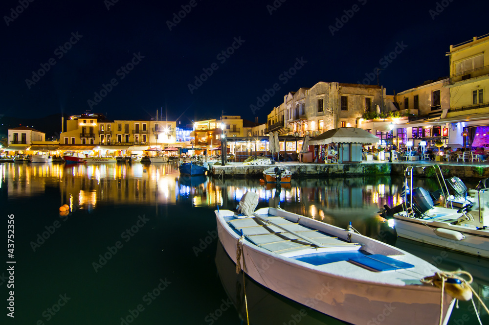 Old Venetian harbour at Rhetymno