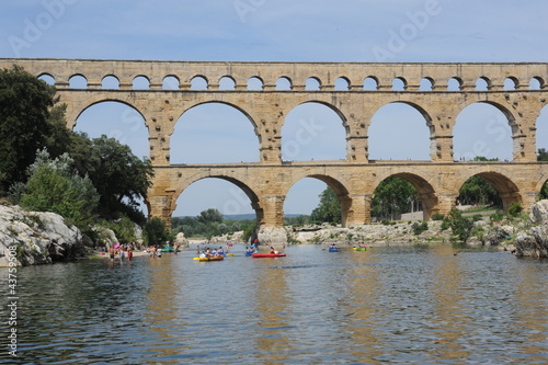 ponte romano Pont du Gard in Francia