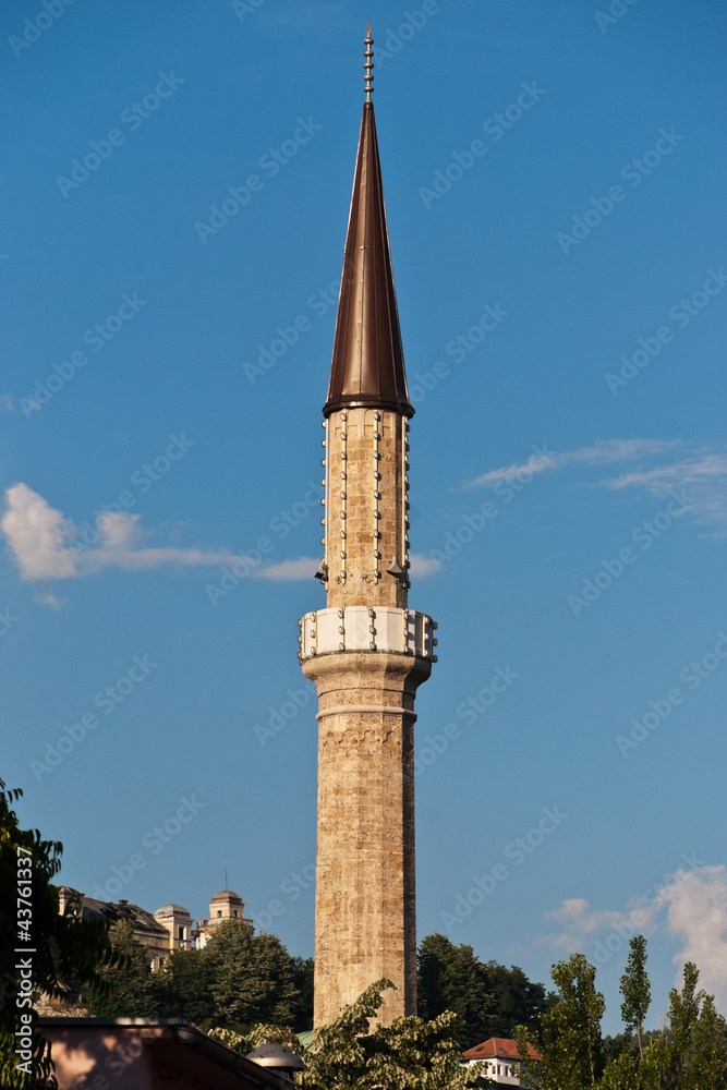 Sarajewo Minarett Moschee