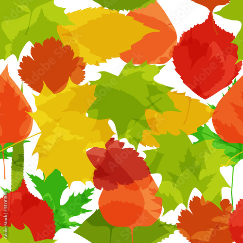 Autumn seamless background