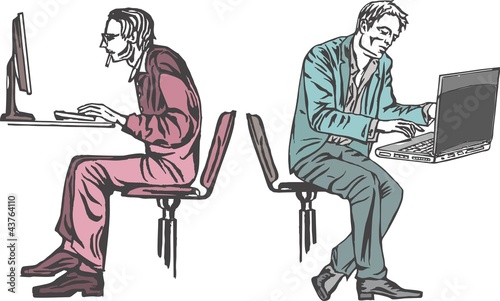 Different types of computer users.