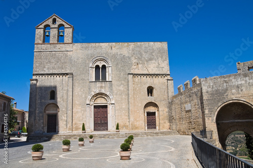 St. Maria in Castello Church. Tarquinia. Lazio. Italy.