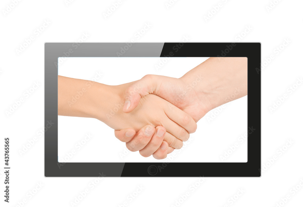 Black generic tablet pc, 3d render. Black generic tablet pc, 3d render.