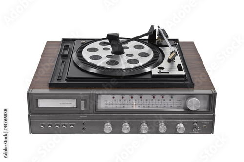 Vintage Turntable Stereo Re...
